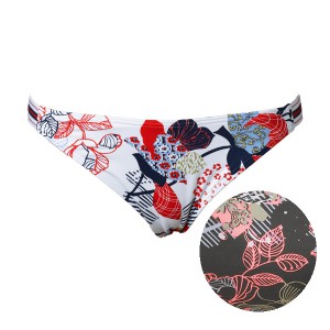 Slip bikini Moontide Kitsune - kaki/floreale