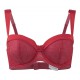 Reggiseno a balconcino ROSETTI  - Rosso