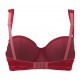 Reggiseno a balconcino ROSETTI  - Rosso