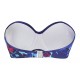 Costume da bagno a fascia Tallulah - Blu/Floreale