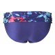 Mutandine costume da bagno con risvolto Tallulah - Blu/Floreale